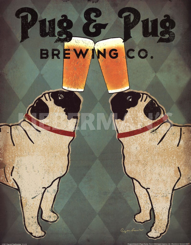 pug brewing pug and pug brewing print by fowler at coffeedecor pug brewing pug and pug brewing print by fowler at coffeedecor
